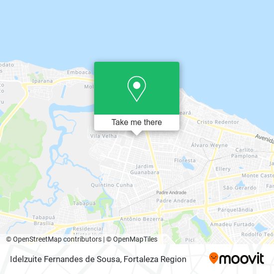 Mapa Idelzuite Fernandes de Sousa