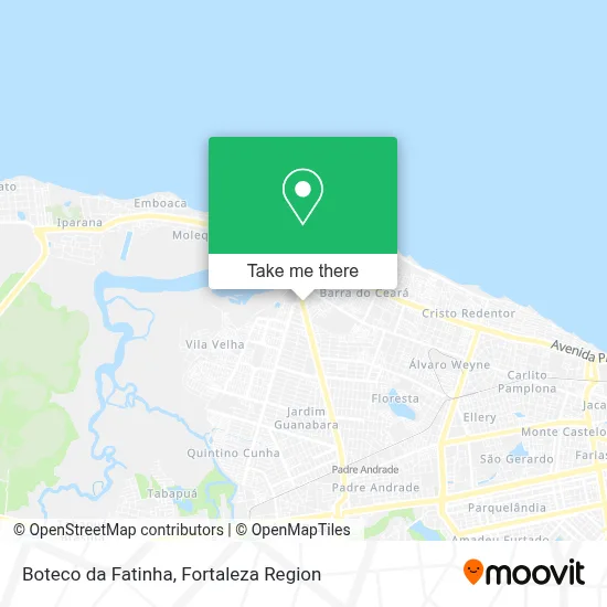 Boteco da Fatinha map