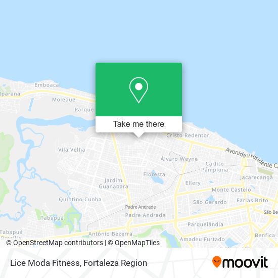 Lice Moda Fitness map