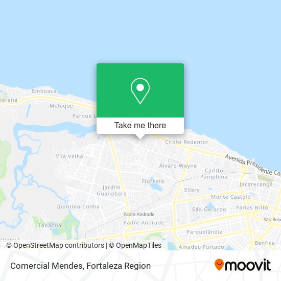 Comercial Mendes map