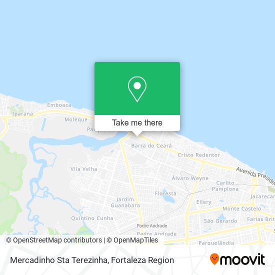 Mercadinho Sta Terezinha map