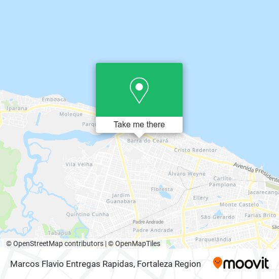 Mapa Marcos Flavio Entregas Rapidas