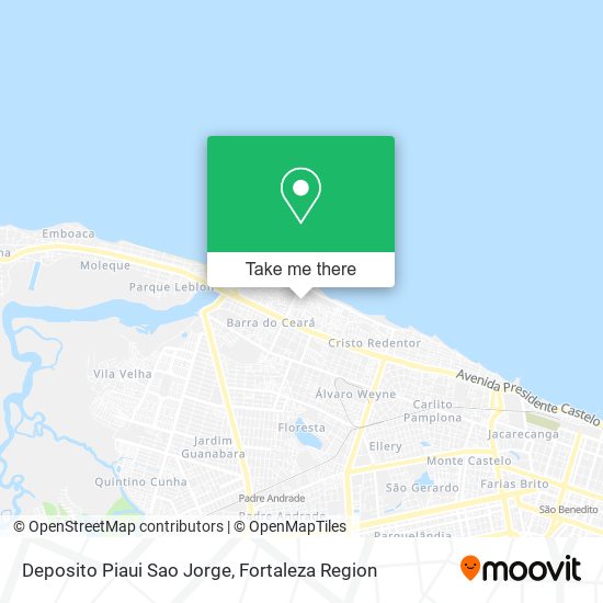 Deposito Piaui Sao Jorge map