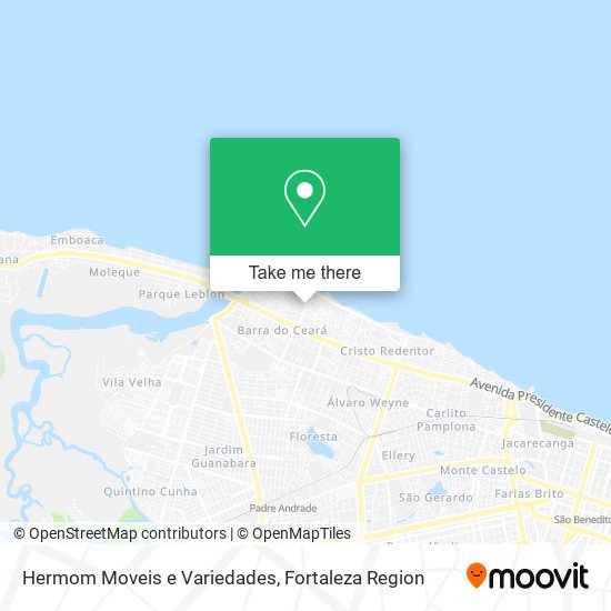 Mapa Hermom Moveis e Variedades