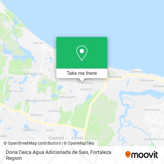 Dona Ceica Agua Adicionada de Sais map