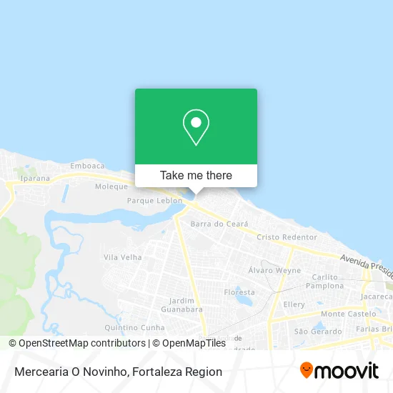 Mercearia O Novinho map