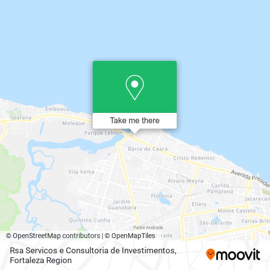 Rsa Servicos e Consultoria de Investimentos map