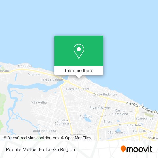 Poente Motos map