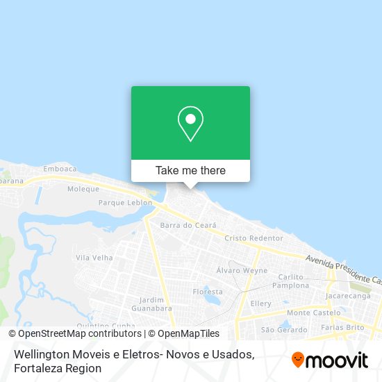 Mapa Wellington Moveis e Eletros- Novos e Usados