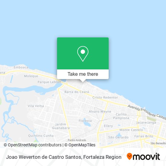 Joao Weverton de Castro Santos map