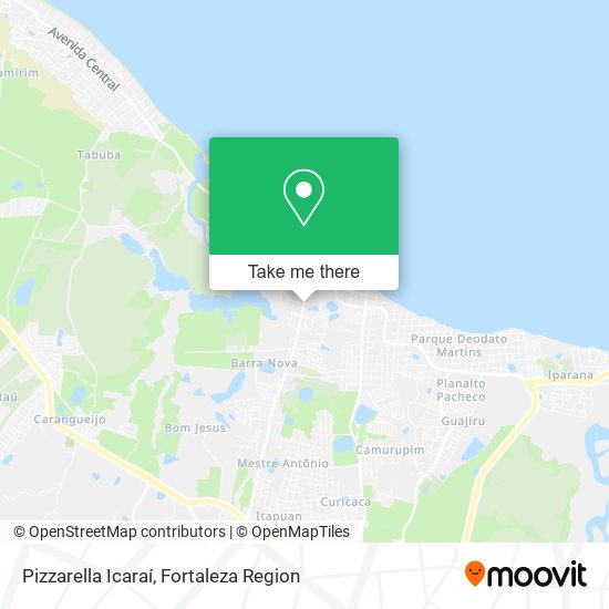 Pizzarella Icaraí map