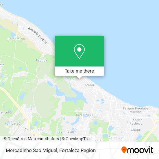 Mercadinho Sao Miguel map