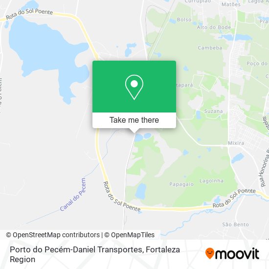 Porto do Pecém-Daniel Transportes map