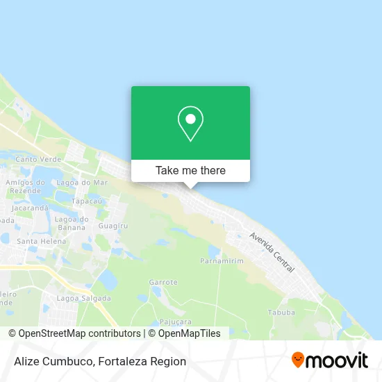 Alize Cumbuco map