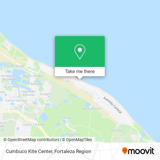 Cumbuco Kite Center map