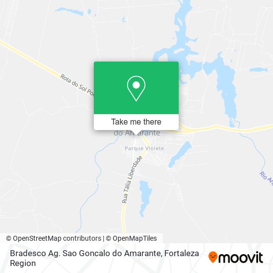 Mapa Bradesco Ag. Sao Goncalo do Amarante