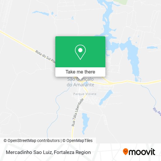 Mercadinho Sao Luiz map