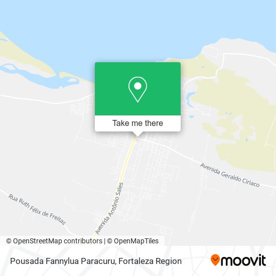 Pousada Fannylua Paracuru map