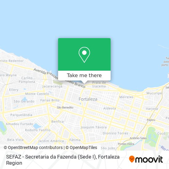 SEFAZ - Secretaria da Fazenda (Sede I) map