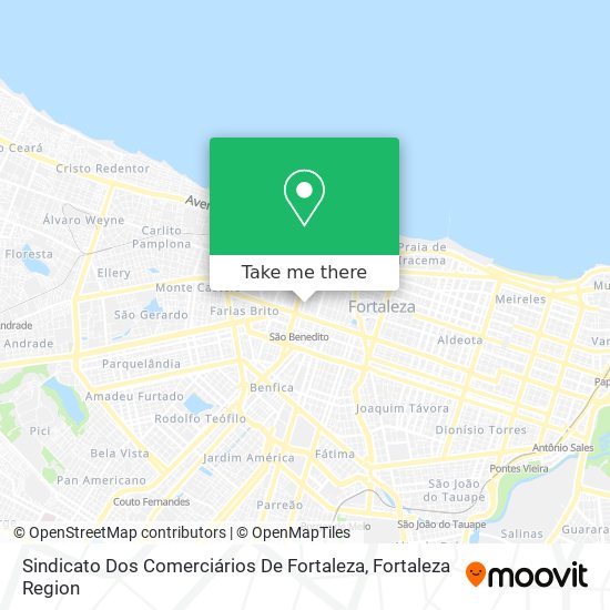 Mapa Sindicato Dos Comerciários De Fortaleza