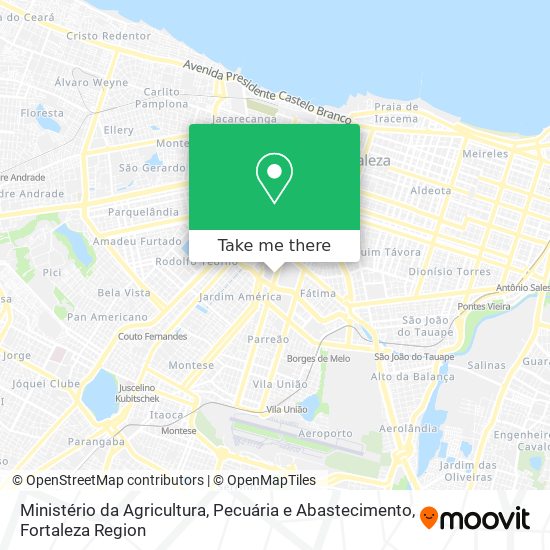 Ministério da Agricultura, Pecuária e Abastecimento map