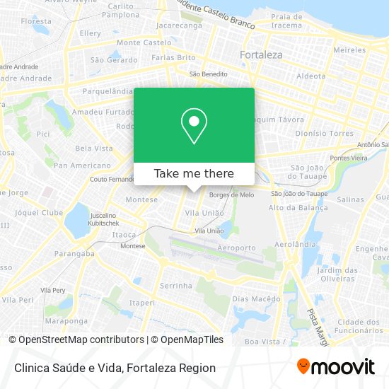 Clinica Saúde e Vida map