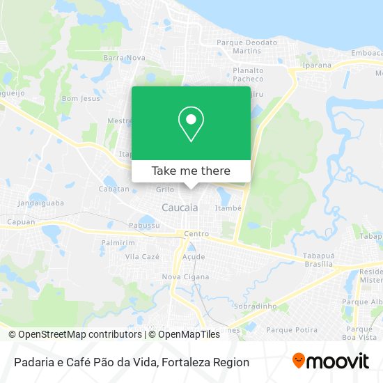 Padaria e Café Pão da Vida map