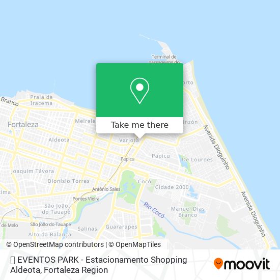 Mapa 🚘 EVENTOS PARK - Estacionamento Shopping Aldeota