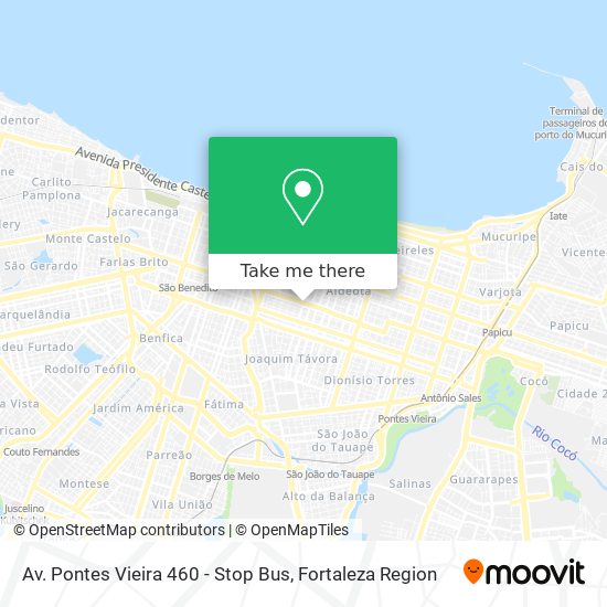 Mapa Av. Pontes Vieira 460 - Stop Bus