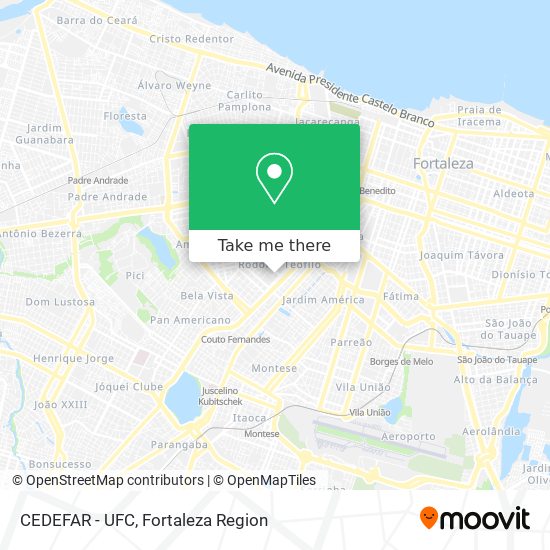 Mapa CEDEFAR - UFC