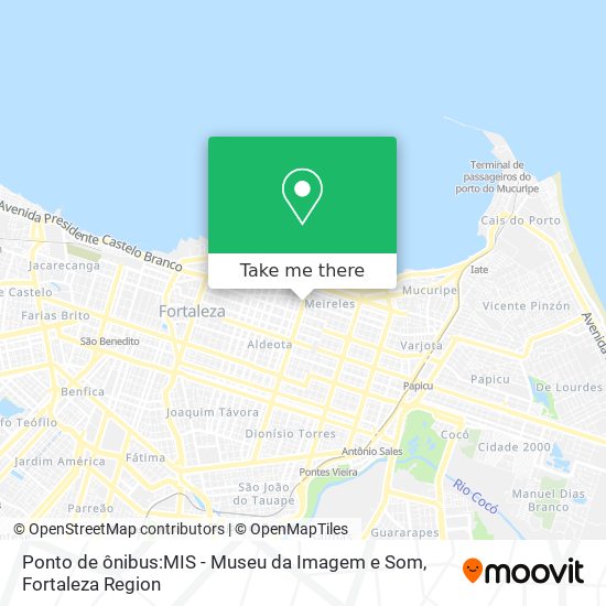 Ponto de ônibus:MIS - Museu da Imagem e Som map