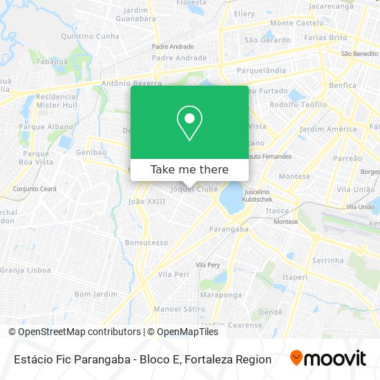Estácio Fic Parangaba - Bloco E map