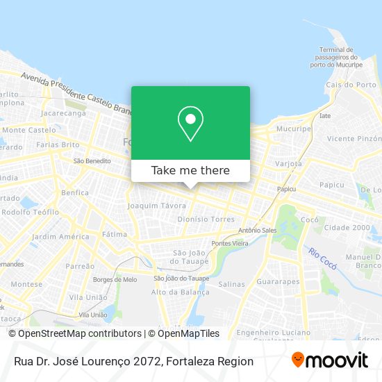 Rua Dr. José Lourenço 2072 map