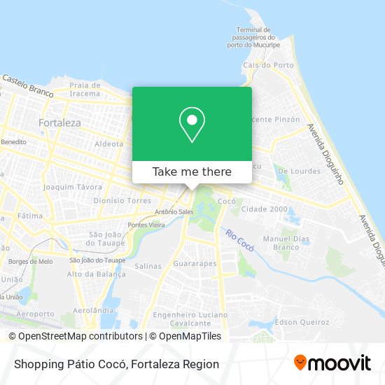 Shopping Pátio Cocó map