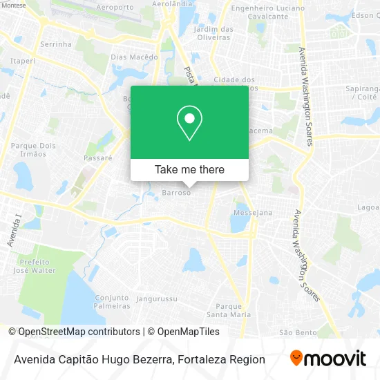 Avenida Capitão Hugo Bezerra map