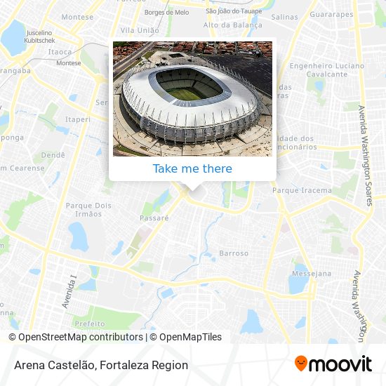 Mapa Arena Castelão