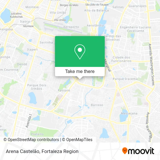 Arena Castelão map