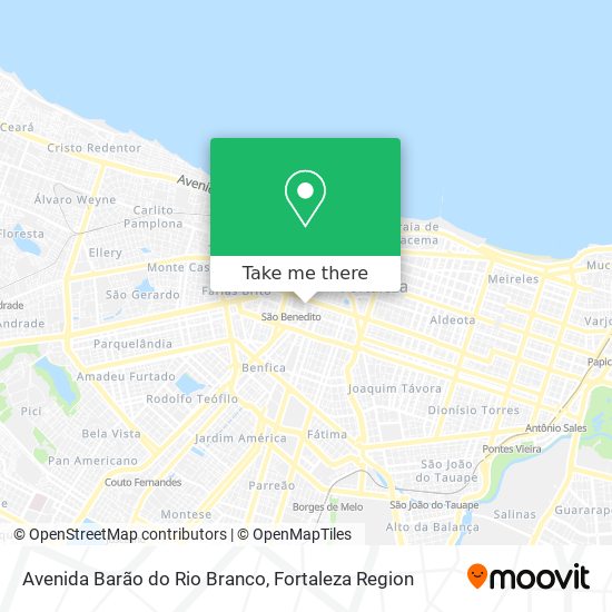 Avenida Barão do Rio Branco map