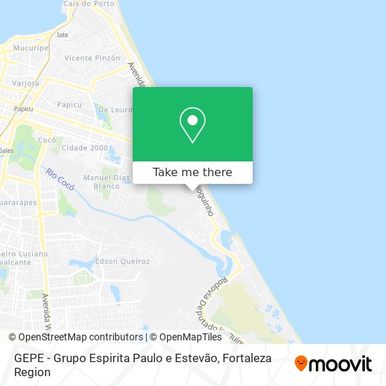 GEPE - Grupo Espirita Paulo e Estevão map