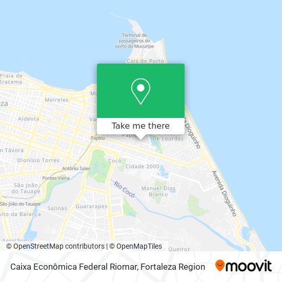Caixa Econômica Federal Riomar map