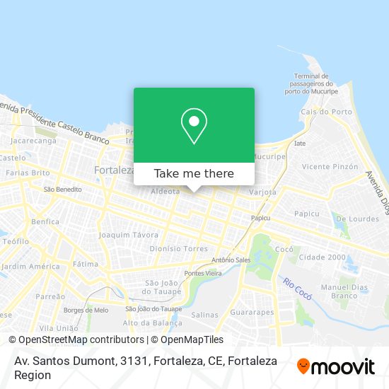 Mapa Av. Santos Dumont, 3131, Fortaleza, CE