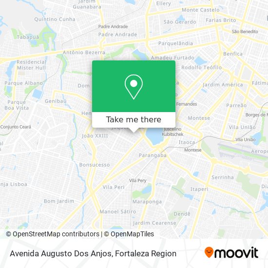 Mapa Avenida Augusto Dos Anjos