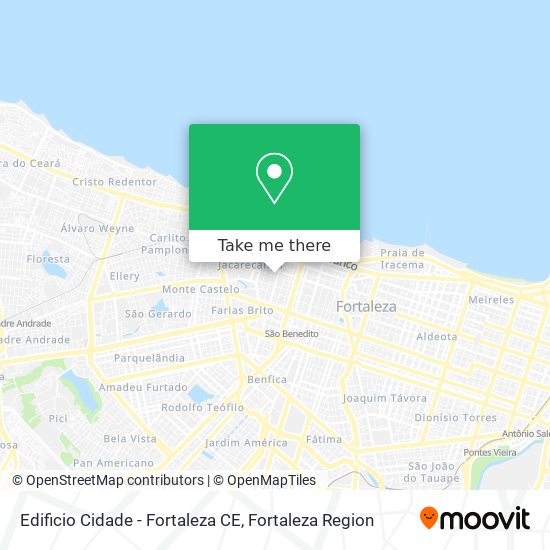 Edificio Cidade - Fortaleza CE map