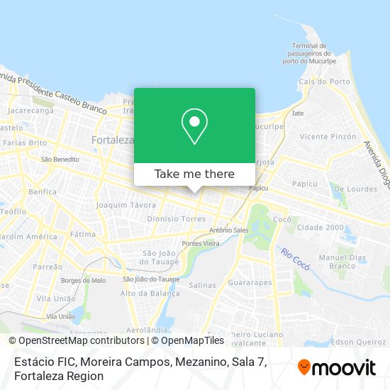 Estácio FIC, Moreira Campos, Mezanino, Sala 7 map