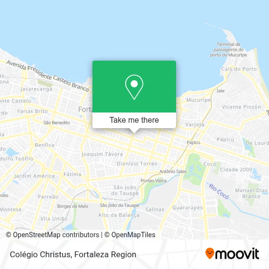 Colégio Christus map