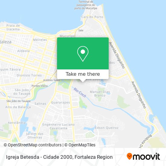 Igreja Betesda - Cidade 2000 map