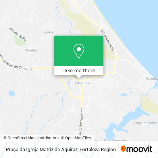 Praça da Igreja Matriz de Aquiraz map