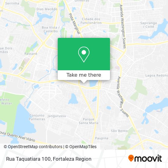 Rua Taquatiara 100 map