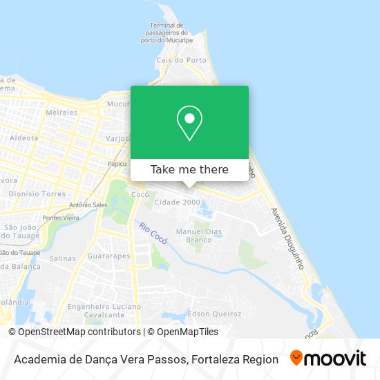 Academia de Dança Vera Passos map