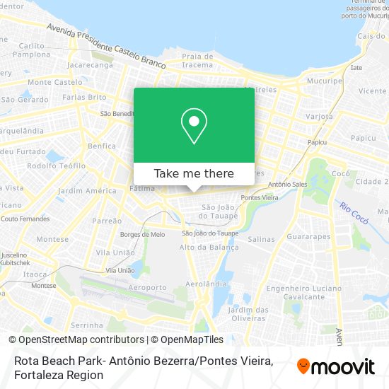 Rota Beach Park- Antônio Bezerra / Pontes Vieira map